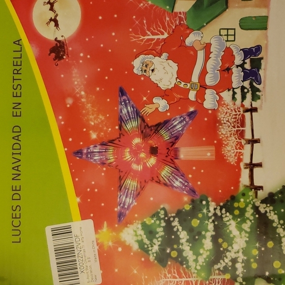 Christmas LED Star Tree Topper 9.5 Inch 24 Colors w/7 Modes Battery Operated - Picture 3 of 9